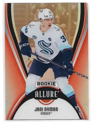 2025-26 Allure Red Rainbow #117 Jani Nyman RC