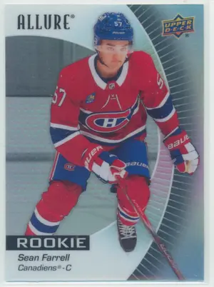 2023-24 ALLURE - SEAN FARRELL #143 ROOKIE BLACK RAINBOW