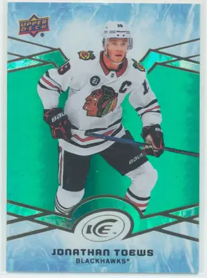 2018-19 UPPER DECK ICE - JONATHAN TOEWS #36 GREEN