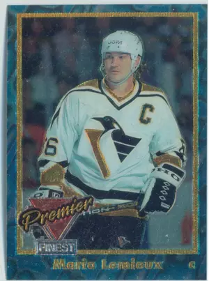 1993-94 TOPPS - MARIO LEMIEUX #10 PREMIER FINEST