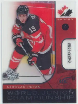 2015-16 ICE - NICOLAS PETAN #WJ-NP WORLD JUNIOR CHAMPIONSHIP 435/1299