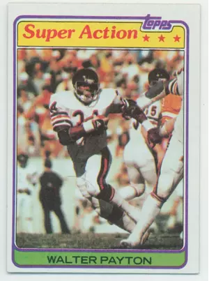 1981 Topps - Walter Payton Super Action #202