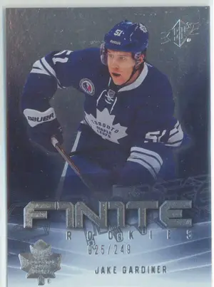 2011-12 SPX - JAKE GARDINER #F26 FINITE ROOKIES 25/249