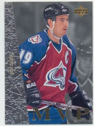 1996-97 COLLECTOR'S CHOICE - JOE SAKIC #UD5 MVP