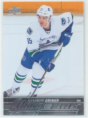 2015-16 UPPER DECK - ALEXANDRE GRENIER #470 YOUNG GUNS