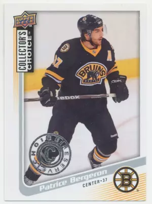 2009-10 COLLECTOR'S CHOICE - PATRICE BERGERON #165 CHOICE RESERVE