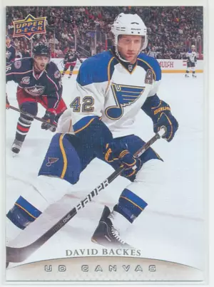 2011-12 UPPER DECK - DAVID BACKES #C74 CANVAS