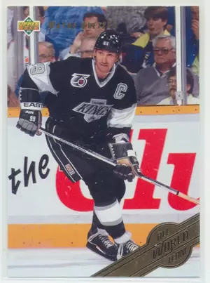 1992-93 UPPER DECK - WAYNE GRETZKY #W1 ALL-WORLD TEAM⚠️