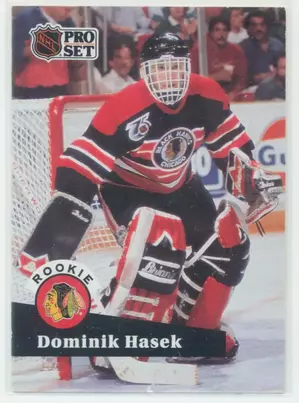 1991-92 PRO SET - DOMINIK HASEK #529 ROOKIE