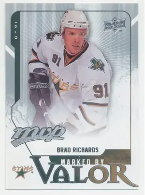 2008-09 MVP - BRAD RICHARDS #MV9 MARKED BY VALOR