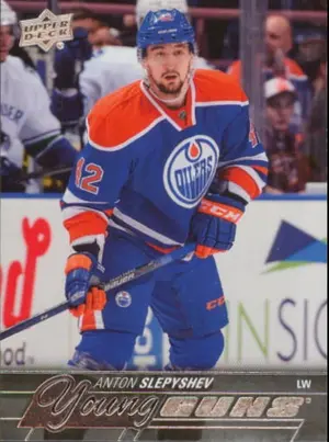 2015-16 UPPER DECK - ANTON SLEPYSHEV #237 YOUNG GUNS