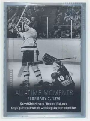 2016-17 SP AUTHENTIC - DARRYL SITTLER #132 ALL-TIME MOMENTS