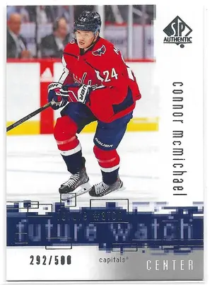 2020-21 SP Authentic '00-01 Retro Future Watch #RFW-18 Connor McMichael (292/500)