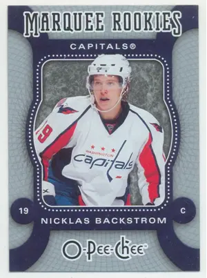 2007-08 O-PEE-CHEE - NICKLAS BACKSTROM #598 MARQUEE ROOKIES