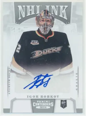 2013-14 PANINI TITANIUM - IGOR BOBKOV #I-IB NHL INK