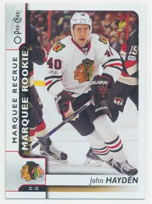 2017-18 O-PEE-CHEE - JOHN HAYDEN #544 MARQUEE ROOKIE