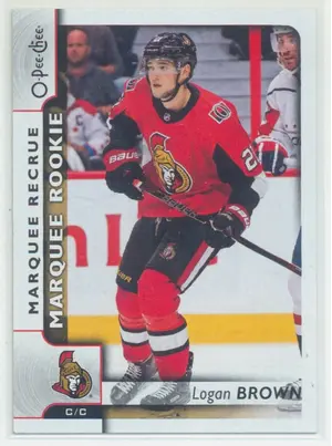 2017-18 O-PEE-CHEE - LOGAN BROWN #625 MARQUEE ROOKIE