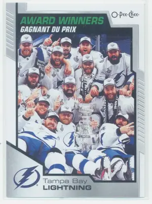 2020-21 O-PEE-CHEE - TAMPA BAY LIGHTNING #610 AWARD WINNERS