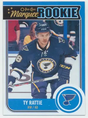 2014-15 O-PEE-CHEE - TY RATTIE #503 MARQUEE ROOKIE
