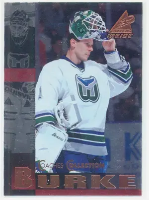 1997-98 PINNACLE INSIDE - SEAN BURKE #30 COACHES COLLECTION