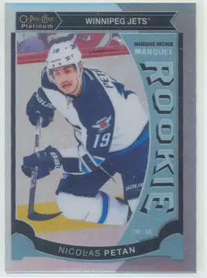 2015-16 O-PEE-CHEE PLATINUM - NICOLAS PETAN #M43 MARQUEE ROOKIE RAINBOW
