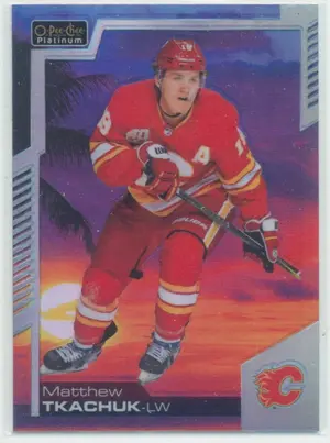 2020-21 O-PEE-CHEE PLATINUM - MATTHEW TKACHUK #18 SUNSET