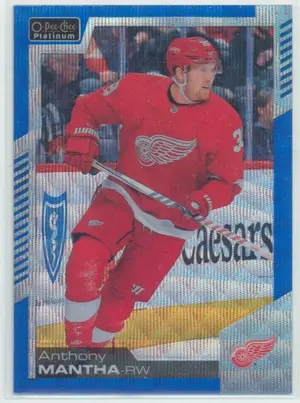 2020-21 O-PEE-CHEE PLATINUM - ANTHONY MANTHA #73 BLUE SURGE