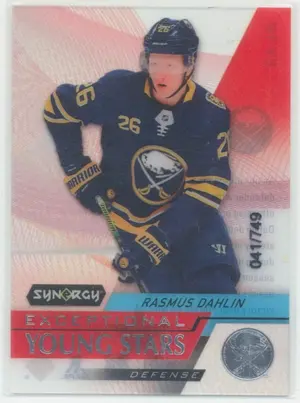 2020-21 SYNERGY - RASMUS DAHLIN #EY-13 EXCEPTIONAL YOUNG STARS 41/749