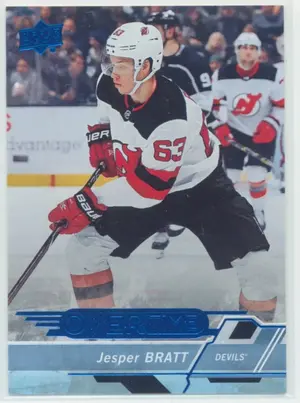 2018-19 OVERTIME - JESPER BRATT #152 BLUE FOIL