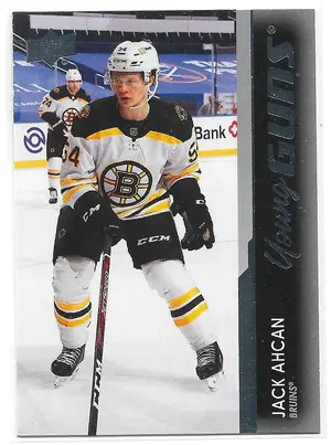 2021-22 Upper Deck #217 Jack Ahcan RC (Young Guns)