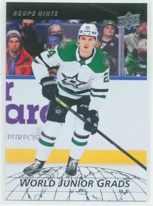 2022-23 UPPER DECK - ROOPE HINTZ #WG-5 WORLD JUNIOR GRADS