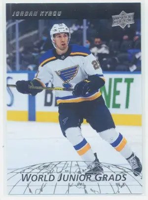 2022-23 UPPER DECK - JORDAN KYROU #WG-12 WORLD JUNIOR GRADS