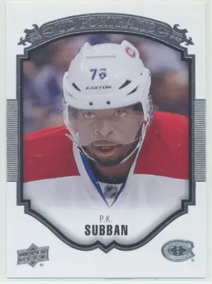 2015-16 UPPER DECK - P.K. SUBBAN #P-35 UD PORTRAITS