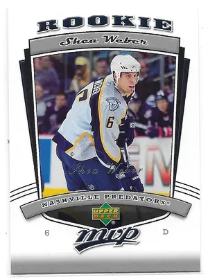 2006-07 MVP #354 Shea Weber RC