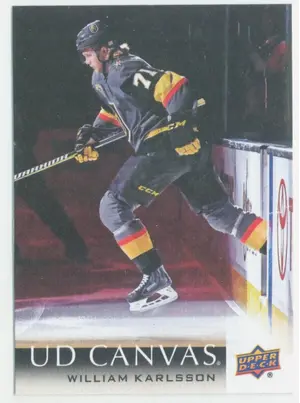 2018-19 UPPER DECK - WILLIAM KARLSSON #C82 UD CANVAS