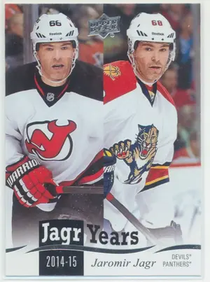 2018-19 UPPER DECK - JAROMIR JAGR #JJ-21 JAGR YEARS