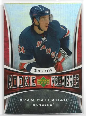 2007-08 Trilogy #163 Ryan Callahan RC (406/999)