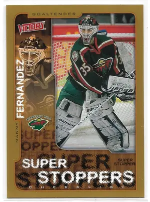 2001-02 Victory Gold #170 Manny Fernandez (Checklist)