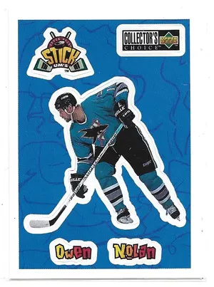 1996-97 Collector's Choice Stick Ums #S25 Owen Nolan