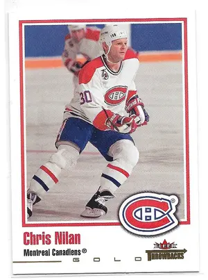 2002-03 Fleer Throwbacks Gold #66G Chris Nilan