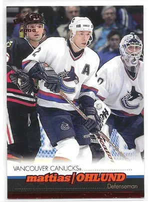 1999-00 Pacific Red #430 Mattias Ohlund