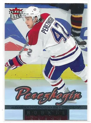2005-06 Ultra #259 Alexander Perezhogin RC