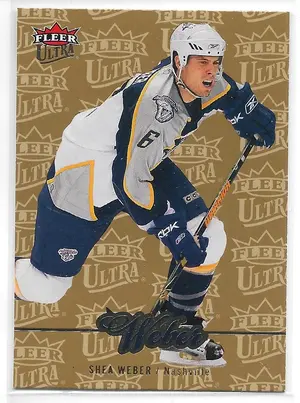 2007-08 Ultra Gold Medallion #91 Shea Weber
