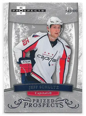 2007-08 Hot Prospects #175 Jeff Schultz RC (543/999)