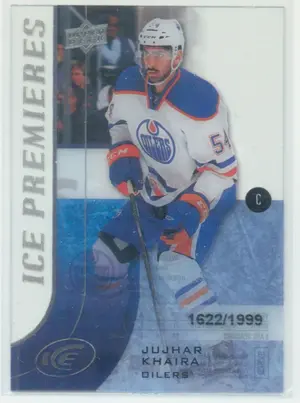 2015-16 UPPER DECK ICE - JUJHAR KHAIRA #131 ICE PREMIERES 1622/1999