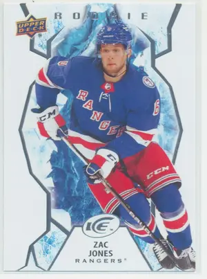 2021-22 UPPER DECK ICE - ZAC JONES #106 ROOKIE