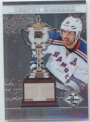 2012-13 LIMITED - BRAD RICHARDS #TW-35 TROPHY WINNERS 144/199