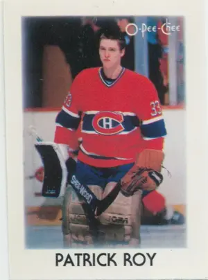 1987-88 O-PEE-CHEE MINIS - PATRICK ROY #36