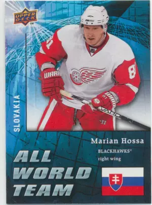 2009-10 UPPER DECK - MARIAN HOSSA #AW1 ALL WORLD TEAM