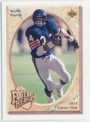 1992 Upper Deck - Walter Payton Football Heroes #21